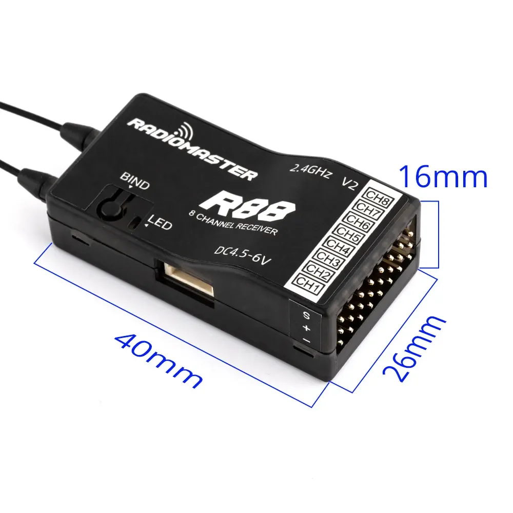 Receiver Sbus 8Ch - RadioMaster R88 V2.0 8ch SFHSS PWM/Sbus