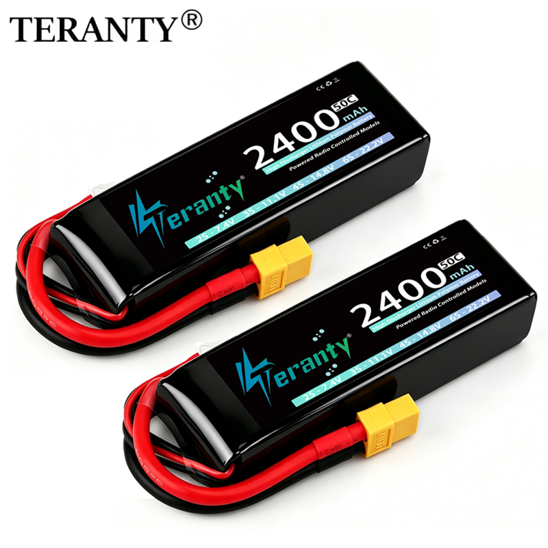 Rc Hobby Boat - TERANTY 3S 2200/2400/2600mAh Baterai Lipo 11.1V