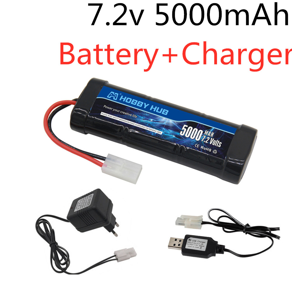 Rc Hobby Boat - 7.2V 5000 MAh Ni-mh Battery Pack