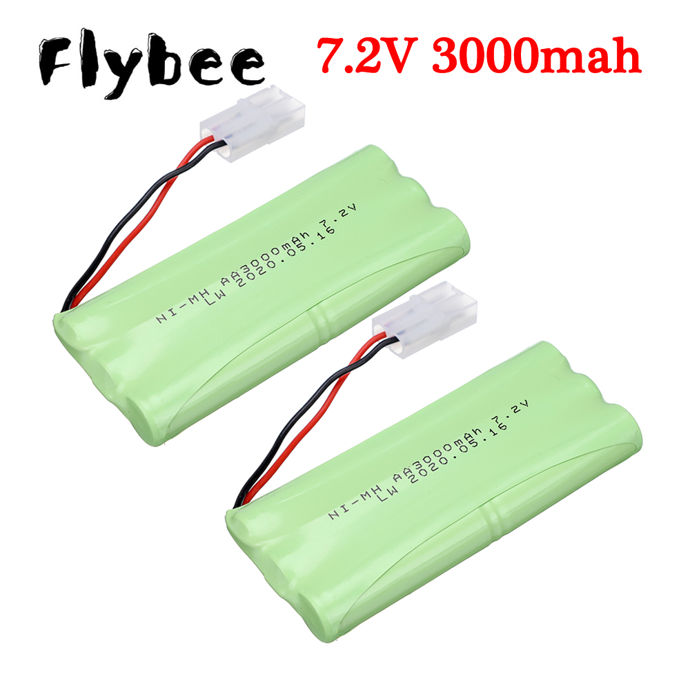Rc Hobby Boat - Baterai isi ulang 7.2v baterai NiMH