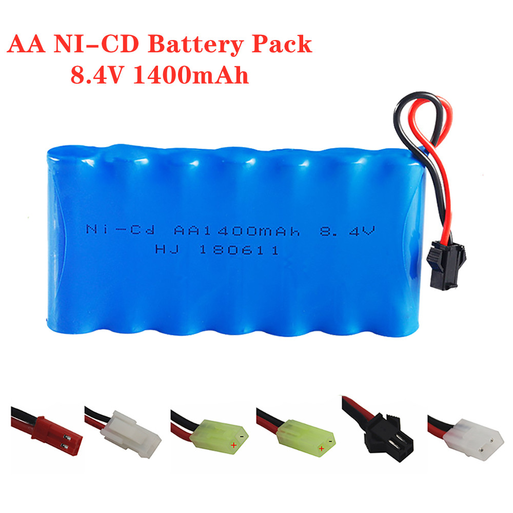 Rc Hobby Boat - Paket Baterai Isi Ulang 8.4V 1400Mah