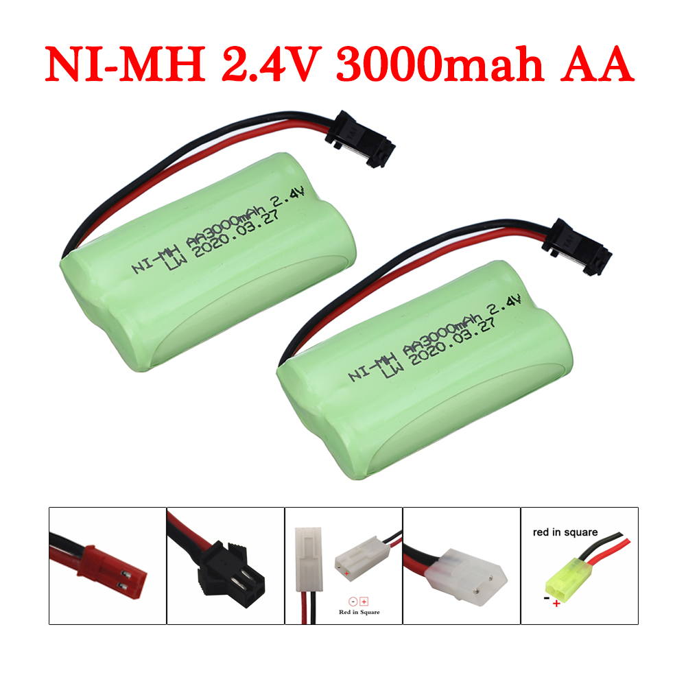 Rc Hobby Boat - Baterai NIMH AA 2.4V 3000mah Pak