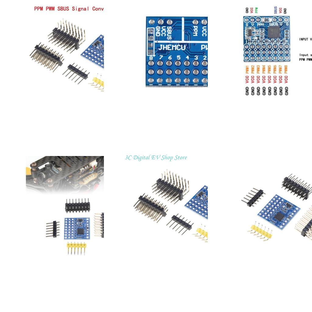 Receiver Sbus 8Ch - E74D 8CH PWM PPM SBUS Sinyal