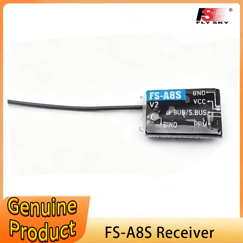 Receiver Sbus 8Ch - FLYSKY FS-A8S V2 2.4G 8CH Penerima