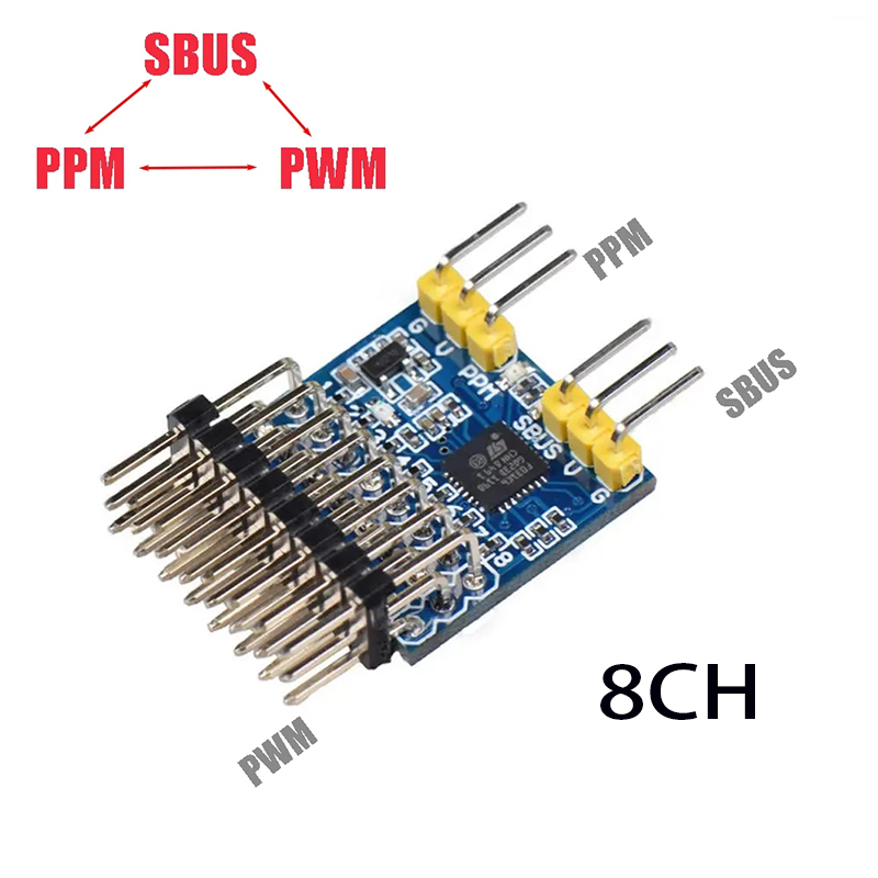 Receiver Sbus 8Ch - 8CH PWM PPM SBUS Konverter Modul