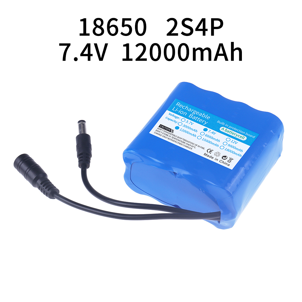 Baterai Lithium 2S4P 18650 7.4 - Rc Hobby Boat ulasan dan harga