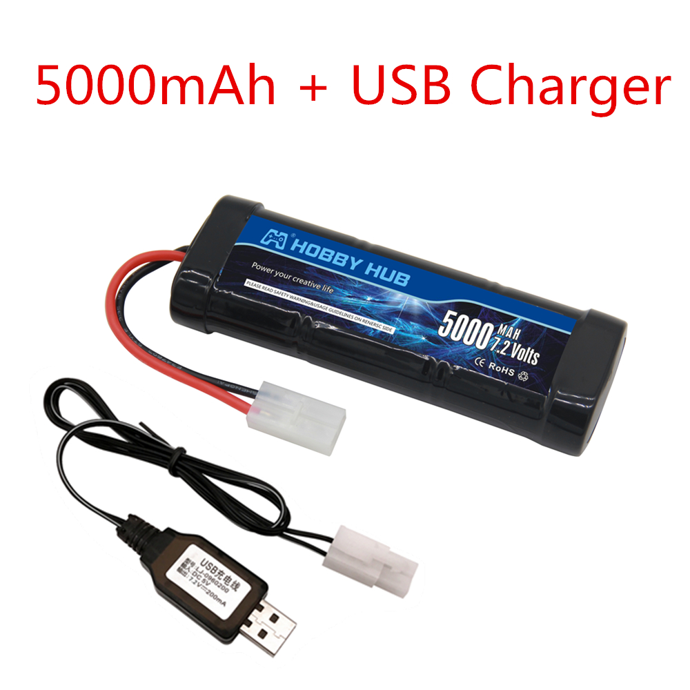 7.2V 5000 MAh Ni-mh Battery Pa - Rc Hobby Boat ulasan dan harga