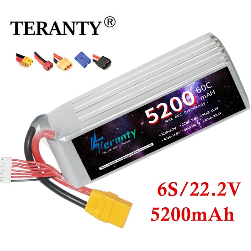 TERANTY 6S 5200mAh Lipo batera - Rc Hobby Boat ulasan dan harga
