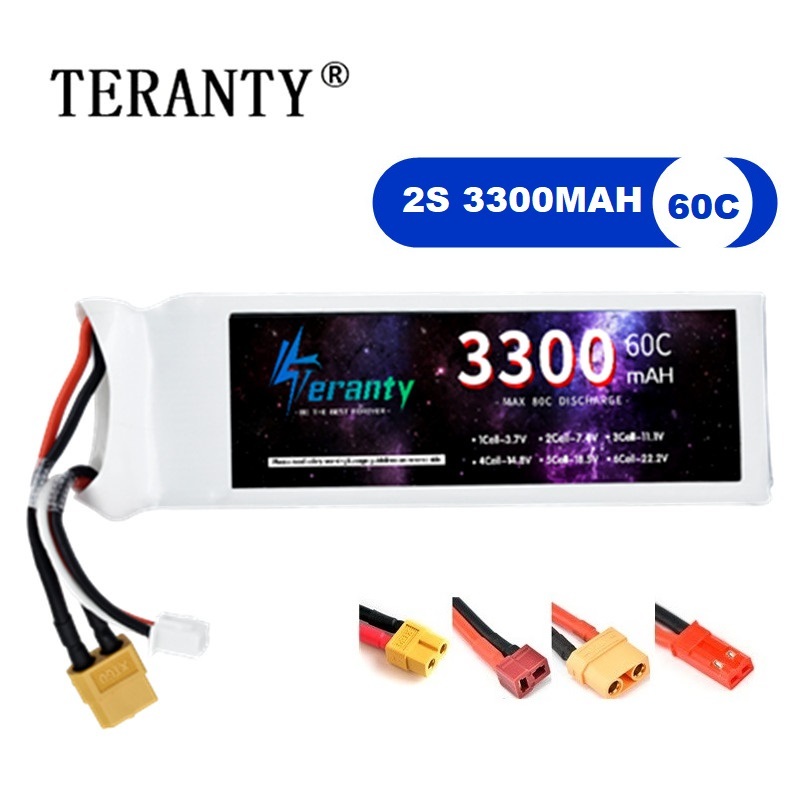 2S 7.4V baterai LiPo 3300mAh 6 - Rc Hobby Boat ulasan dan harga