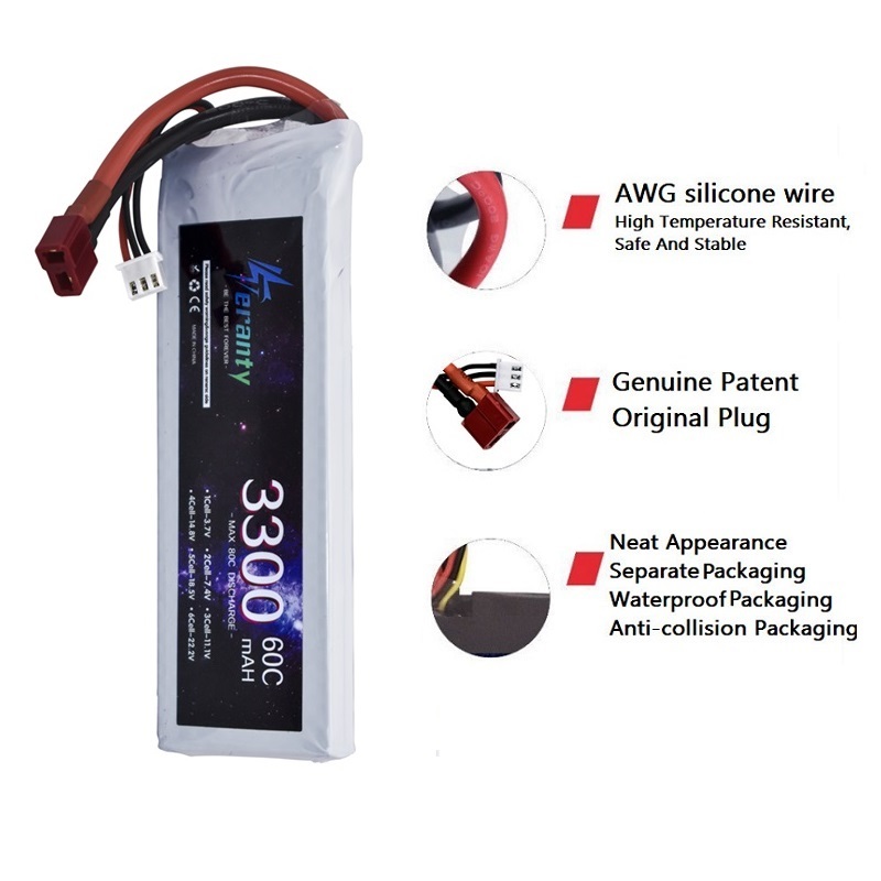 2S 7.4V baterai LiPo 3300mAh 6 - Rc Hobby Boat ulasan dan harga