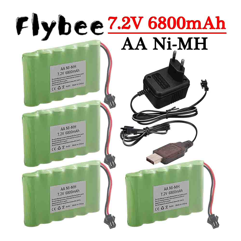 Baterai Ni-MH 7.2V 6800MAh SM  - Rc Hobby Boat ulasan dan harga